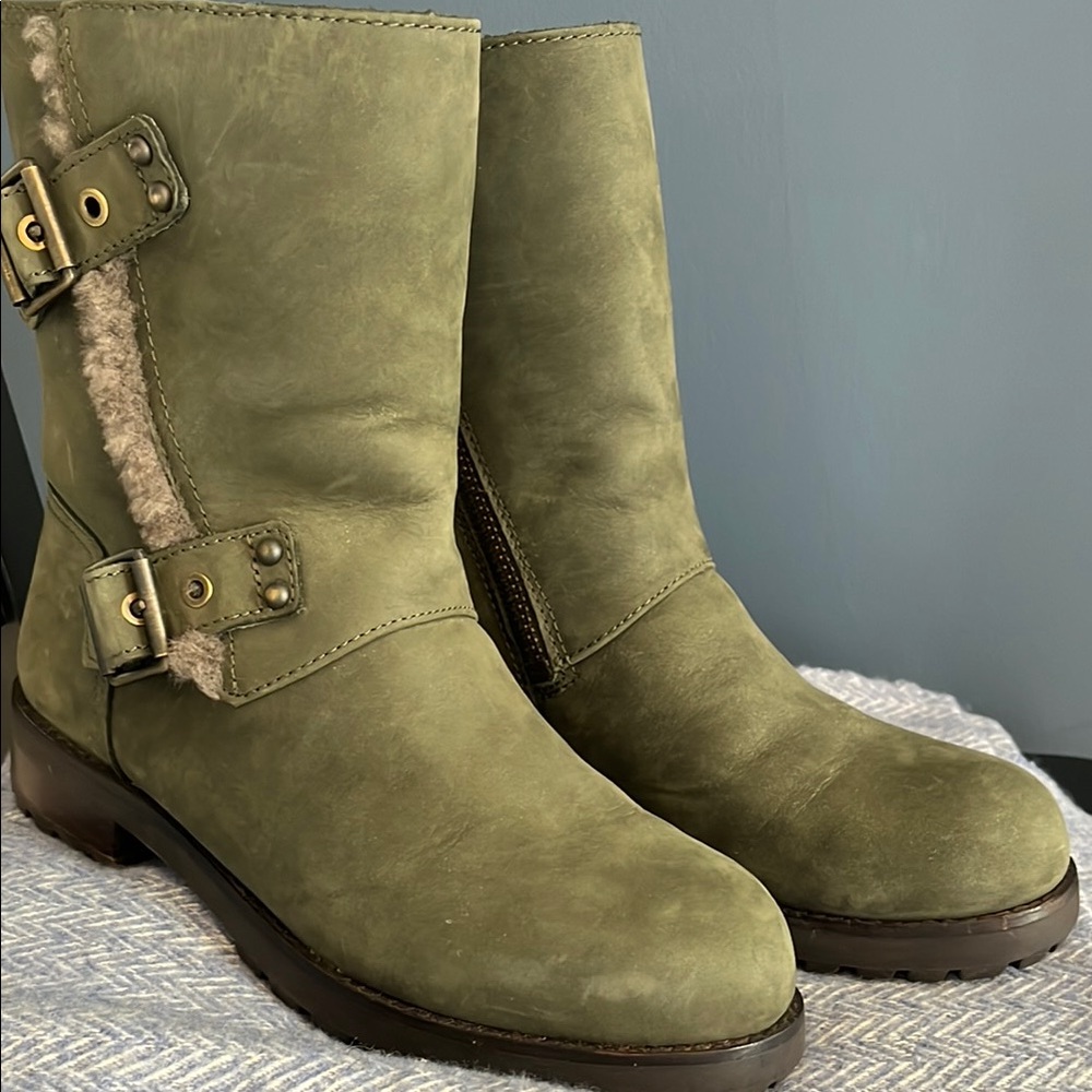 Women's UGG Niels III Waterproof Boot-Olive Green